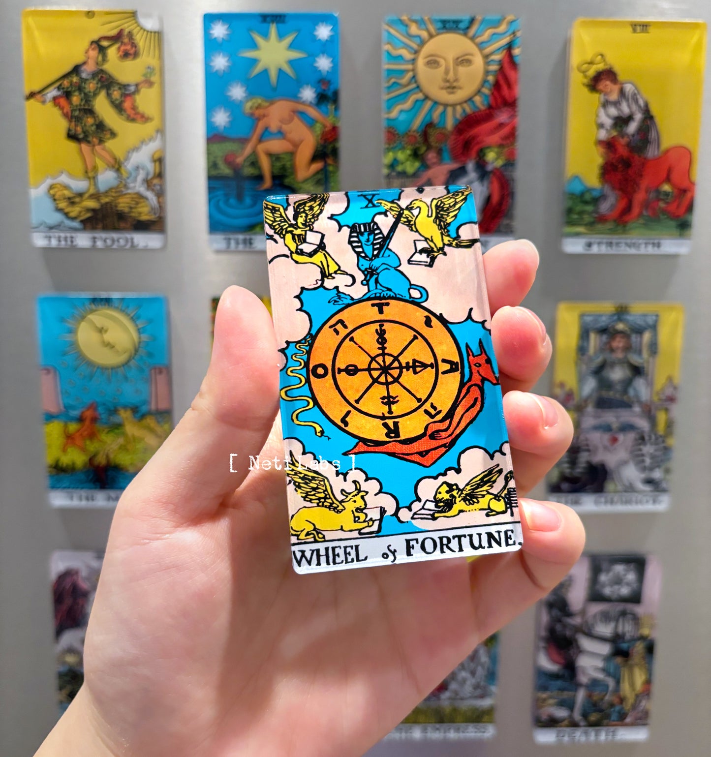 Tarot Card Fridge Magnets, Rider Waite Classic Design Major Arcana, Home Refrigerator Decor, Acrylic Magnetic Witchy Gifts